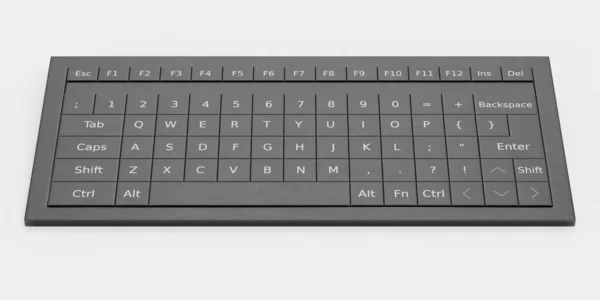 Realistic Render Keyboard — Stock Photo, Image