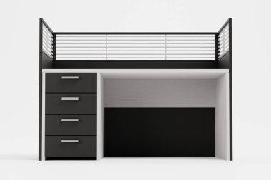 Ofis Odasının Gerçekçi 3 Boyutlu Hazırlaması