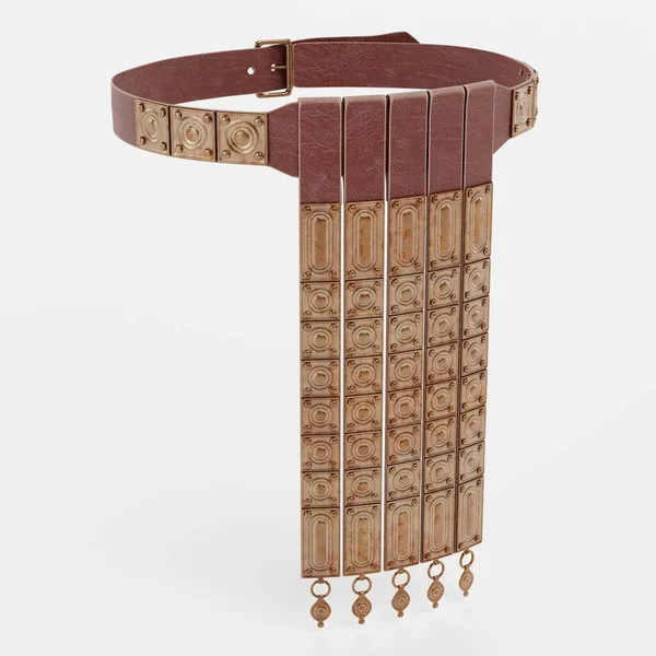 Realistische Render Van Roman Armor Belt — Stockfoto