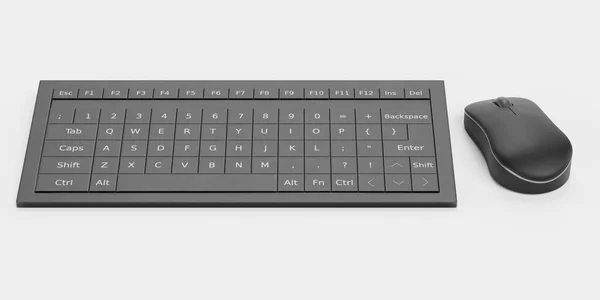Realistic Render Keyboard — Stock Photo, Image