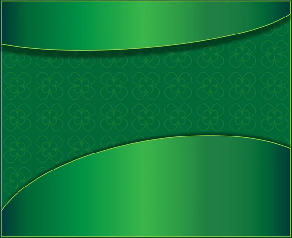 Groene achtergrond met klaver bladeren — Stockfoto