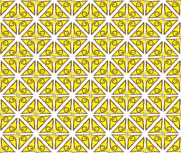 Gelbe abstrakte Spirale Hintergrund — Stockfoto