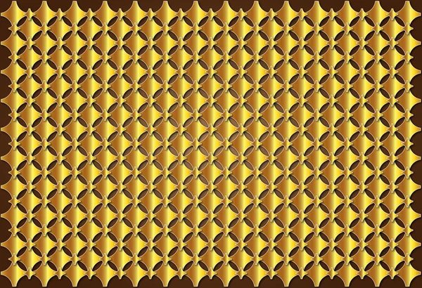 Cruz abstracta de oro —  Fotos de Stock