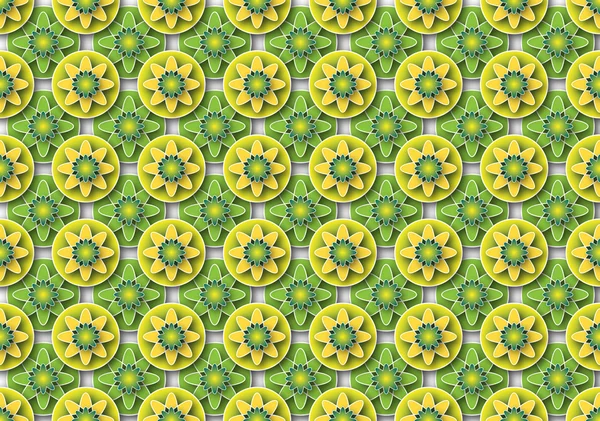 Lime färgade blommor — Stockfoto