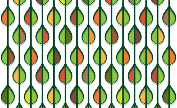 Autumn stylized leaf pattern — Stock Photo, Image