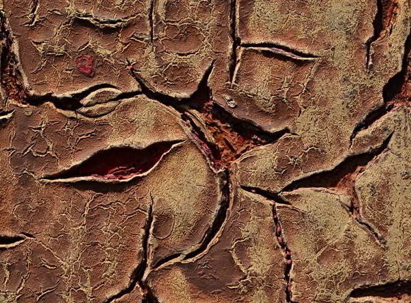 Scheuren op het oppervlak van verf — Stockfoto
