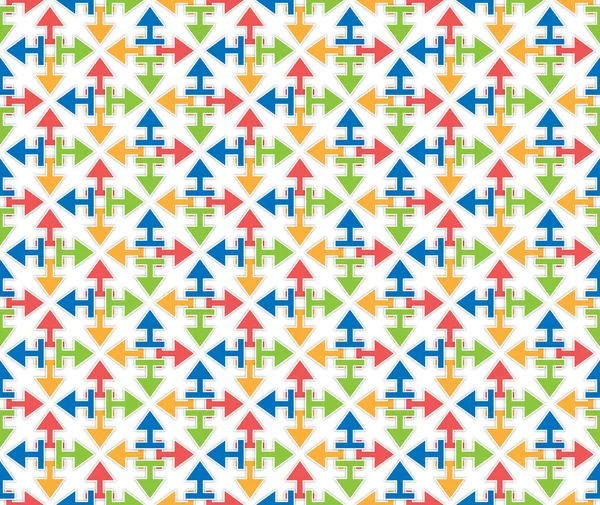 Arrows starshaped pattern — Stock Photo, Image