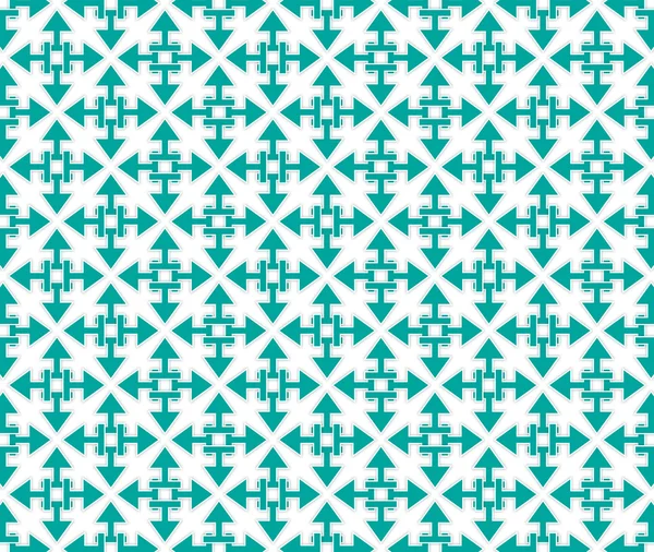 Flechas em forma de estrela padrão esmeralda — Fotografia de Stock