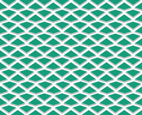 Polygone mit regelmäßigen Abständen von Smaragdgrün — Stockfoto