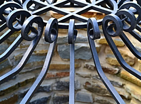 Forged iron metal pattern — Stock Photo, Image