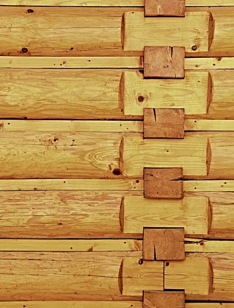 Wandecke aus Holz — Stockfoto