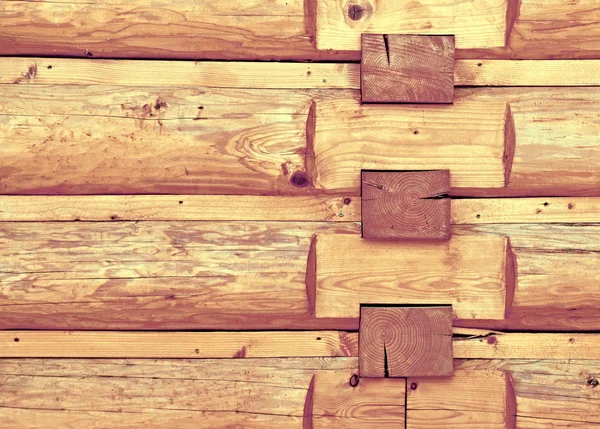 Dřevěné rohové — Stock fotografie