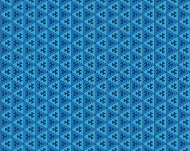 arka plan mavi üçgenler