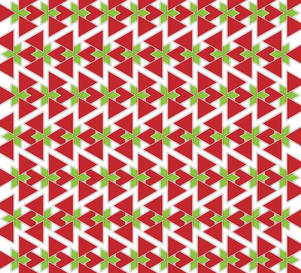 Czerwone i zielone trójkąty — Zdjęcie stockowe