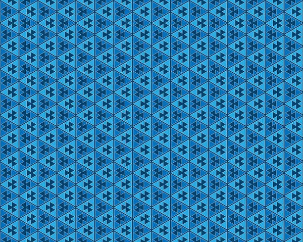 Fondo abstracto triángulos azules — Foto de Stock