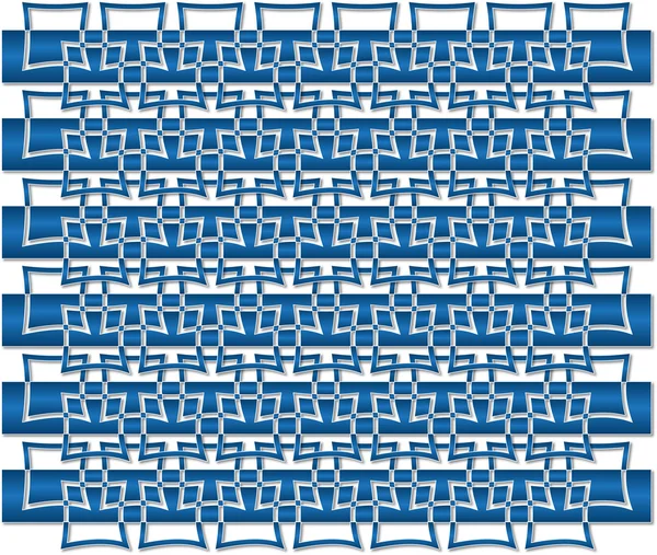 Blue horizontal square pattern — Stock Photo, Image