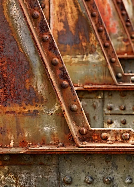 Детали железнодорожного моста — стоковое фото