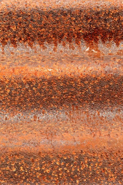 Detalhe enferrujado chapa de metal ondulado — Fotografia de Stock