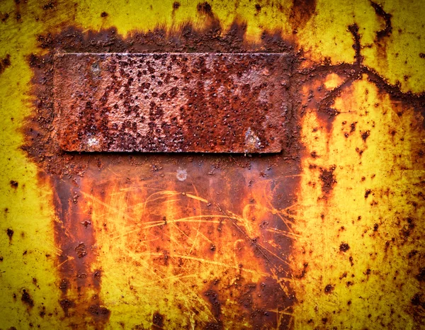 Etiqueta oxidada — Foto de Stock
