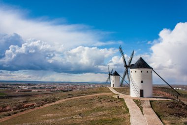 Windmills in La Mancha clipart