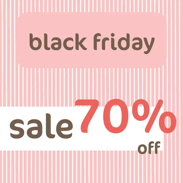 Kara Cuma indirimi için güzel posterler, vektör illüstrasyonu.