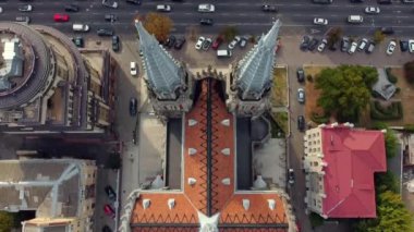 Mimar Gorodetsky 'nin Katolik antik kilisesi Kyiv' in merkezinde.