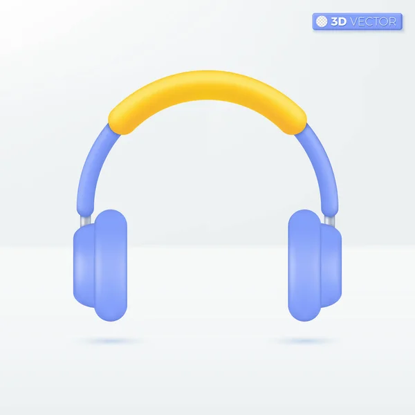 Auriculares Inalámbricos Icono Símbolos Música Aparato Audio Escucha Concepto Dispositivo — Archivo Imágenes Vectoriales