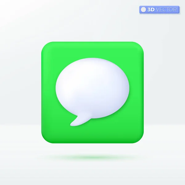 Diálogo Chat Voz Burbuja Icono Aplicación Símbolos Mensaje Chat Mensaje — Archivo Imágenes Vectoriales