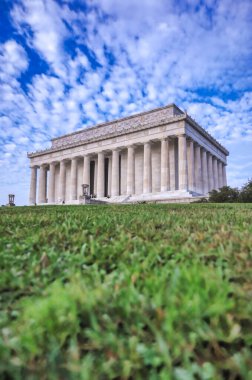 Washington 'daki National Mall' daki Lincoln Anıtı..