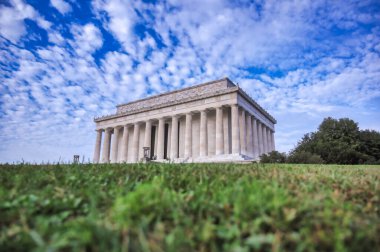 Washington 'daki National Mall' daki Lincoln Anıtı..