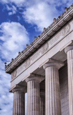 Washington 'daki National Mall' daki Lincoln Anıtı..