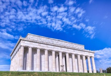 Washington 'daki National Mall' daki Lincoln Anıtı..