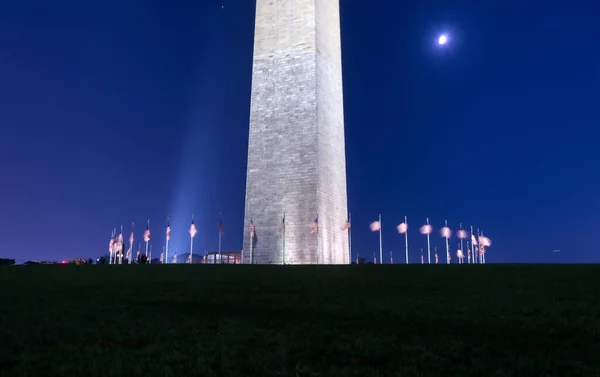 Washingtoni Emlékmű Washingtoni Nemzeti Plázában — Stock Fotó