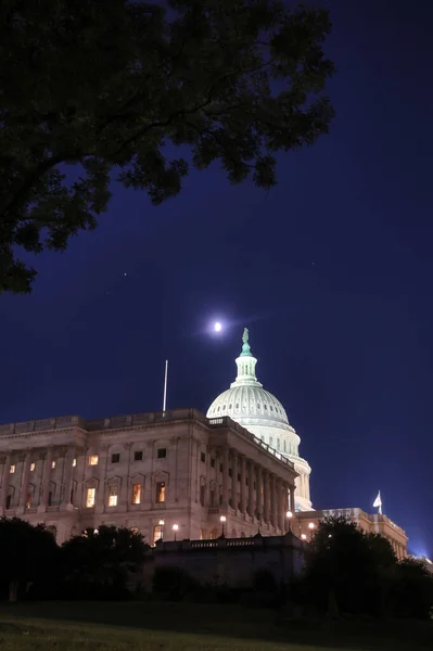 Abd Kongre Binası Washington Deki National Mall Doğu Ucundaki Capitol — Stok fotoğraf