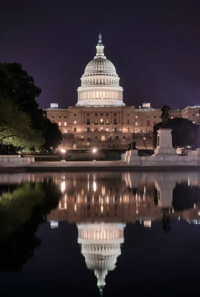 Abd Kongre Binası Washington Deki National Mall Doğu Ucundaki Capitol — Stok fotoğraf