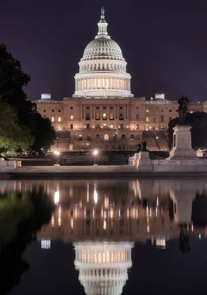 Abd Kongre Binası Washington Deki National Mall Doğu Ucundaki Capitol — Stok fotoğraf