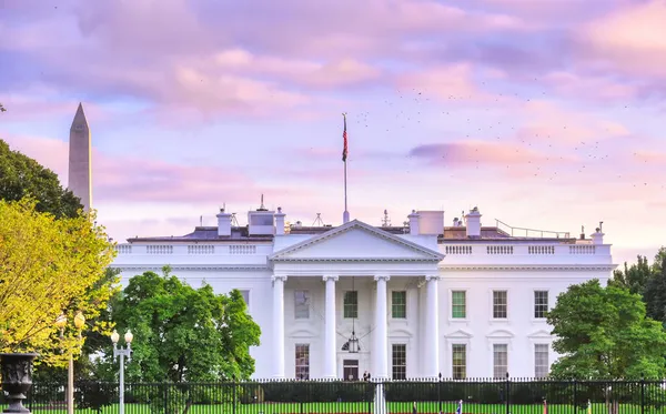 Das Weiße Haus Der 1600 Pennsylvania Avenue Washington — Stockfoto