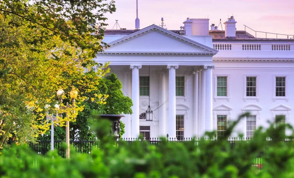 Casa Branca Localizada 1600 Pennsylvania Avenue Washington — Fotografia de Stock