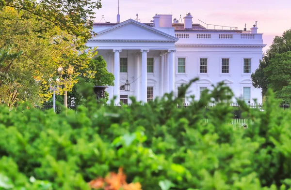 Casa Branca Localizada 1600 Pennsylvania Avenue Washington — Fotografia de Stock