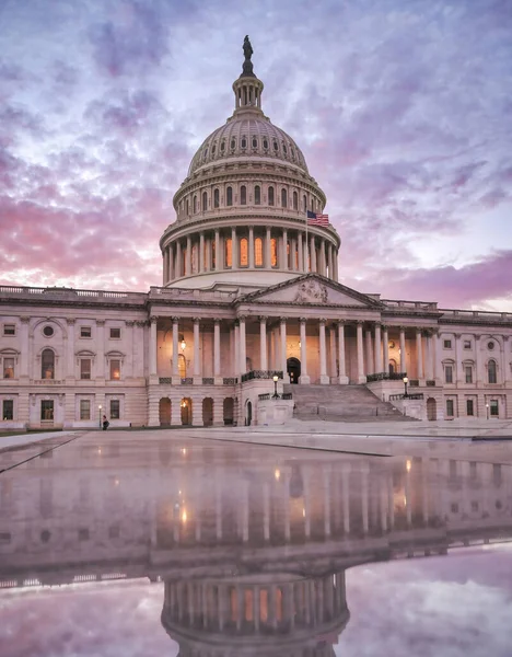 Abd Kongre Binası Washington Deki National Mall Doğu Ucundaki Capitol — Stok fotoğraf