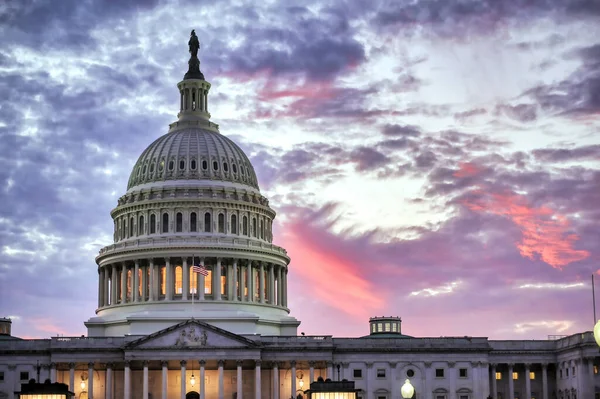 Capitólio Dos Estados Unidos Ponto Encontro Congresso Dos Estados Unidos — Fotografia de Stock