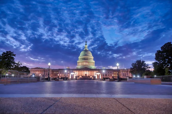 Egyesült Államok Kapitóliuma Egyesült Államok Kongresszusának Találkozóhelye Capitol Hill Található — Stock Fotó