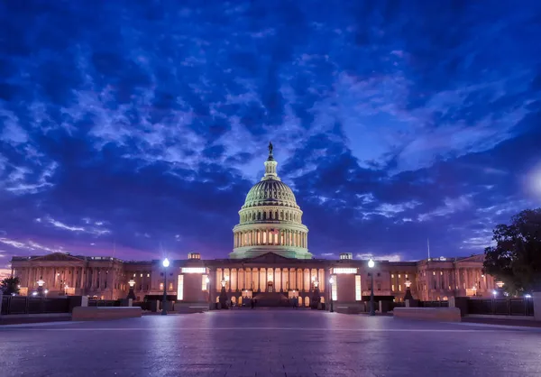 Abd Kongre Binası Washington Deki National Mall Doğu Ucundaki Capitol — Stok fotoğraf