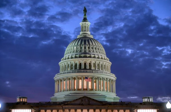 Капитолий Соединенных Штатов Место Встречи Конгресса Соединенных Штатов Расположенный Капитолийском — стоковое фото
