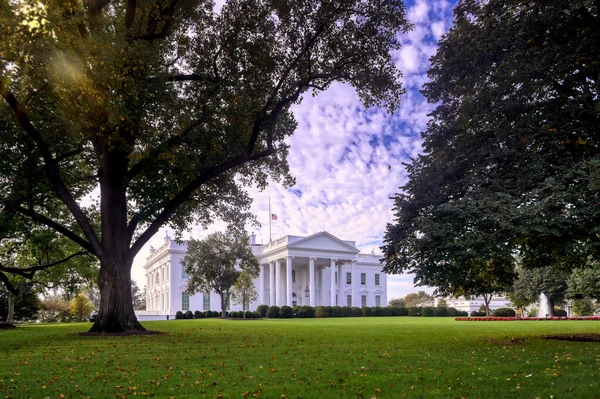 Beyaz Saray Washington 1600 Pennsylvania Bulvarı Nda Bulunuyor — Stok fotoğraf