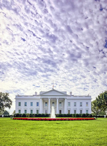 Белый Дом Расположенный Адресу 1600 Pennsylvania Avenue Вашингтоне Округ Колумбия — стоковое фото