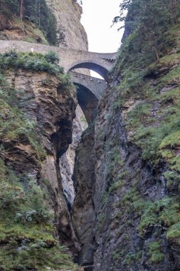 İsviçre 'de Alpler' deki Mala geçidi.