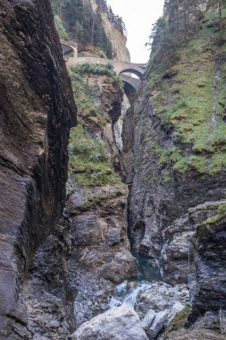 İsviçre 'de Alpler' deki Mala geçidi.