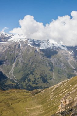 Grossglockner dağ manzaralı yol Alplerde Avusturya 'da