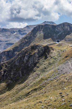 Grossglockner dağ manzaralı yol Alplerde Avusturya 'da